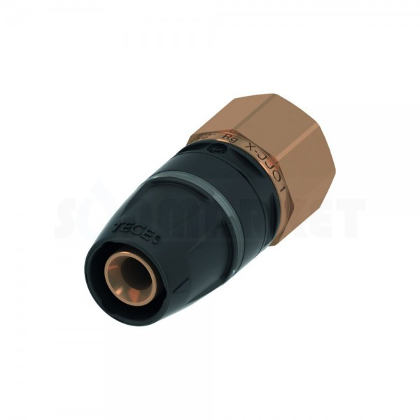 Муфта для Push-fit переходная с внутренней резьбой бронза Дн 25 х Rp 3/4" TECElogo