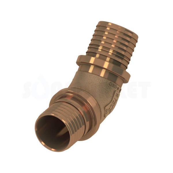 Уголок 45° для PE-X бронза Дн 63 х 63 TECEflex