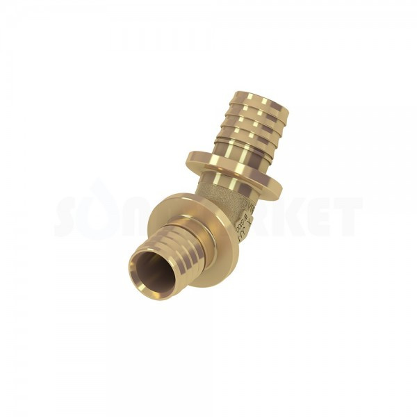 Уголок 45° для PE-X латунь Дн 40 х 40 TECEflex