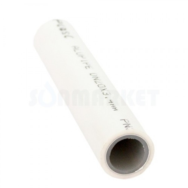 Труба арм. алюминием ALUPIPE 40 (PN25) MeerPlast