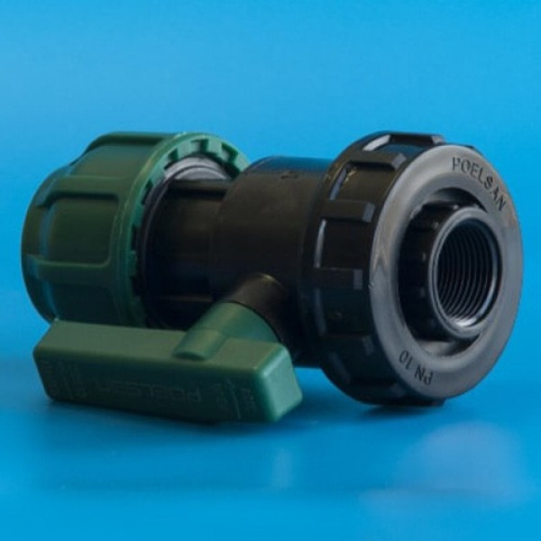 Кран шаровой разъём. 25х1/2" ВР ПНД