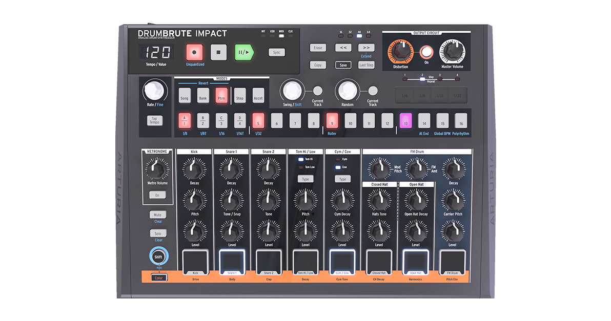 Синтезатор Arturia DrumBrute Impact
