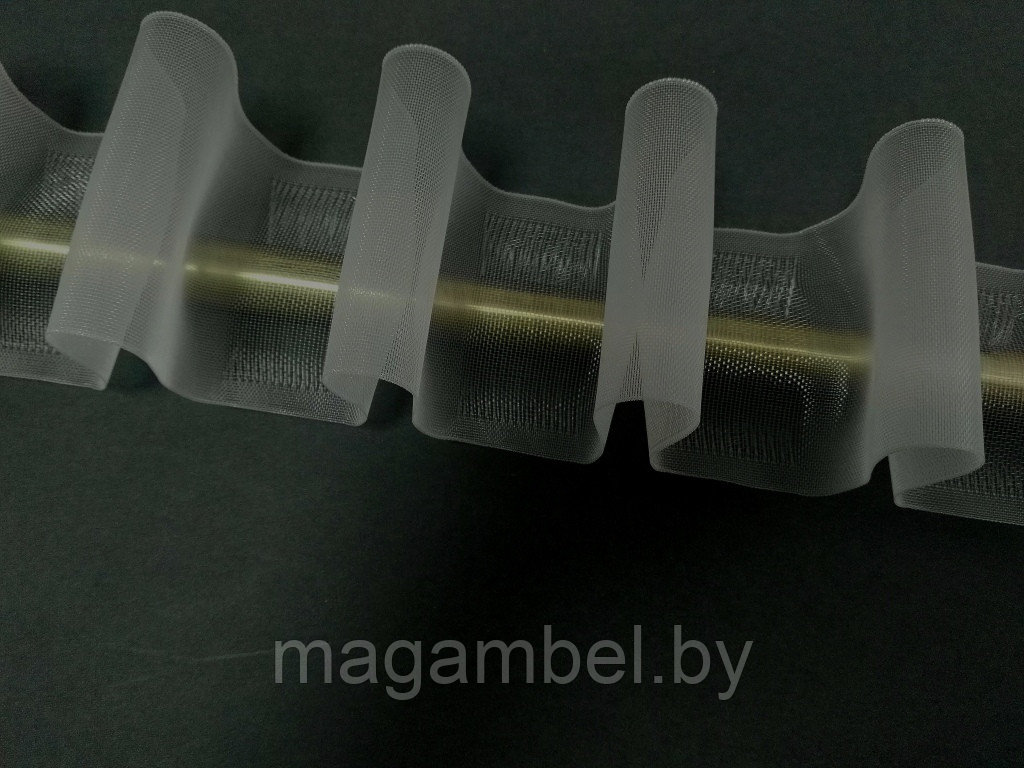 Лента для штор и гардин " имитация люверсов" на трубу 10 см