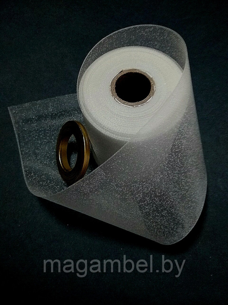 Люверсная лента термоклеевая для штор и гардин 10см