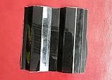 Кровельный монолитный поликарбонат Серый 0,8 мм, волна 70/14мм, лист 1050*2000мм, фото 2