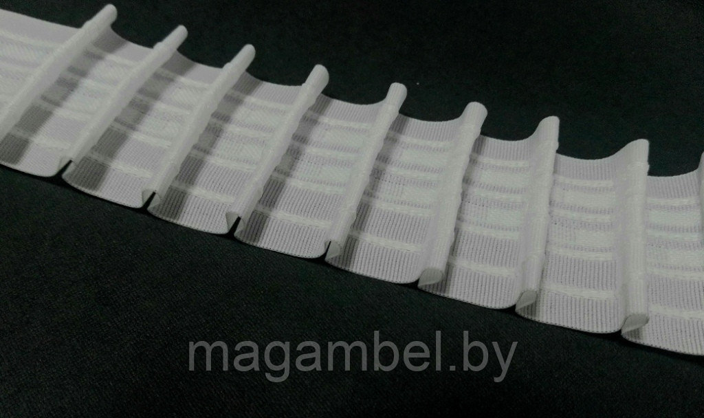 Плотная узкая лента для штор карандаш 6,0 см(сборка 1:2)