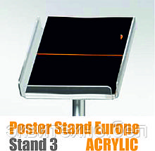 Мобильные стойки Poster stend Europe Acrylic  А4 Stand 3
