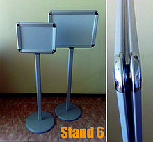 Мобильные стойки Poster stand  А4 Stand 6