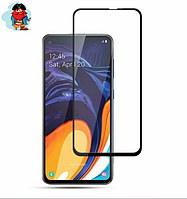 Защитное стекло для Samsung Galaxy M40 (SM-M405F) 5D (полная проклейка), цвет: черный