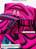 Ранец(рюкзак) школьный с вентилируемой спинкой Winner One R1-004 + брелок мишка, фото 6