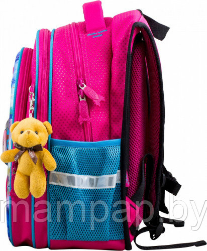 Ранец(рюкзак) школьный с вентилируемой спинкой Winner One R1-004 + брелок мишка - фото 3 - id-p129358953