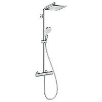 Термостатическая душевая система Hansgrohe Crometta E 240 1jet Showerpipe 27271000