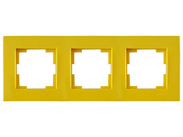 Рамка 3-ая горизонтальная желтая, RITA, MUTLUSAN