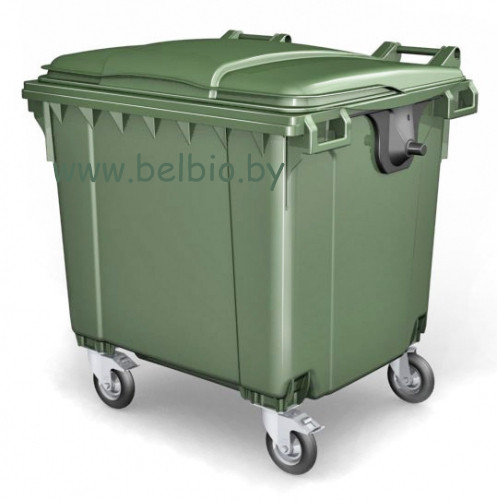Бак для мусора пластиковый 770 литров. Есть контейнеры 50, 80, 100, 120, 240, 360,660,770,1100 л - фото 2 - id-p129442493