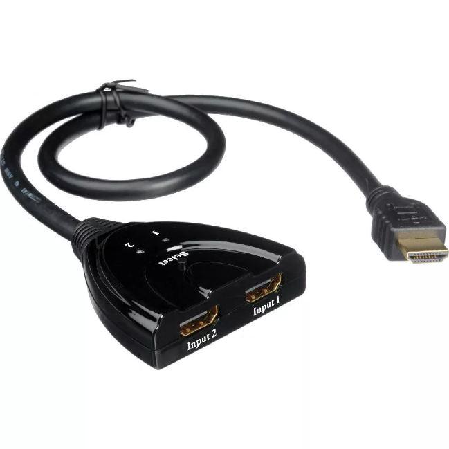 Разветвитель HDMI штекер - 2 HDMI гнезда пластик L: 0,2 м (AC CS 012) - фото 1 - id-p81714390