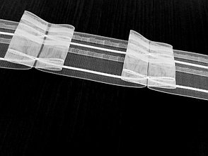 Лента для штор бант 5 см.(сборка 1:2)