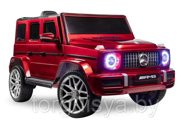 Детский электромобиль Kid's Care Mercedes-Benz G63 AMG (красный цвет), фото 2