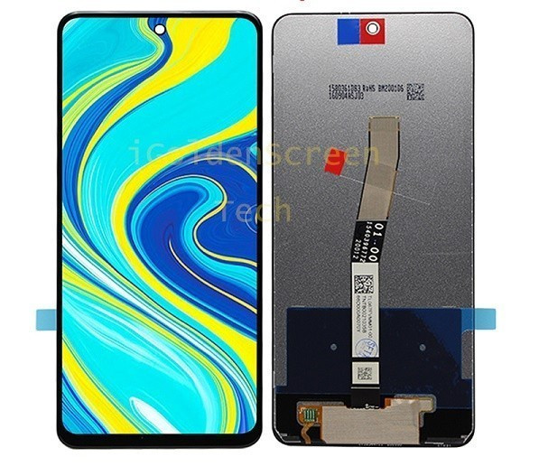 Дисплей (экран) для Xiaomi Redmi Note 9 Pro c тачскрином, черный - фото 1 - id-p129201599