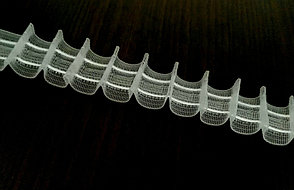 Маркизная лента для штор и гардин карандаш 2,5 см (сборка 1:2)