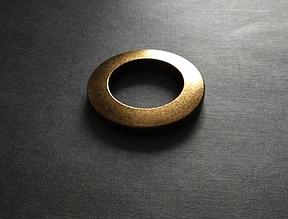 Люверс для штор и гардин цвет 52 (черный с золотым напылением)