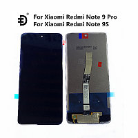 Дисплей (экран) для Xiaomi Redmi Note 9S, Цвет: Черный