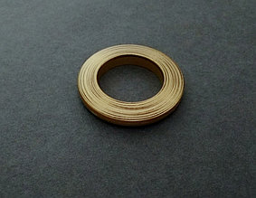 Люверс для штор и гардин цвет 4ф (золото с черными потертостями)