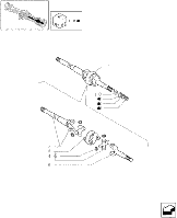 Полуось вал Carraro 044146 / Case - New Holland 85826291 / Komatsu CA0044146.