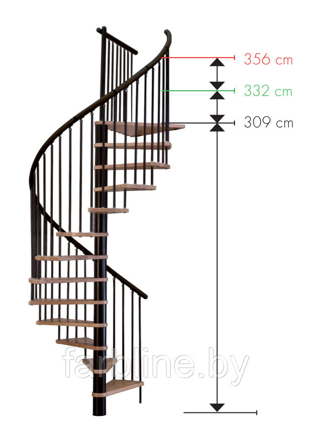 Винтовая лестница SPIRAL EFFECT - фото 2 - id-p129456514