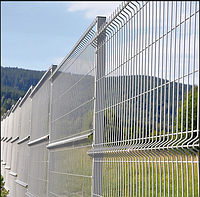 3D забор, еврозагрождения/Панель оцинкованная 1730х2500 мм