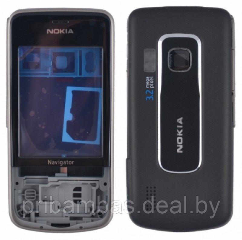 Корпус для Nokia 6210 Navigator черный совместимый - фото 1 - id-p249728