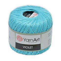 Пряжа Ярнарт Виолет (YarnArt Violet) цвет 5353 светлая бирюза