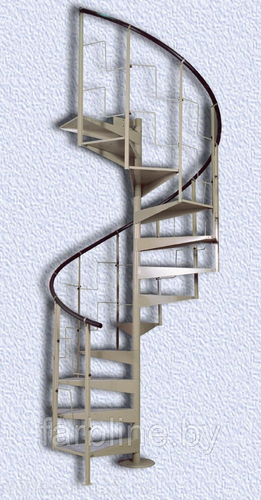 Винтовая лестница Каскад 2,5 м - фото 3 - id-p129460816