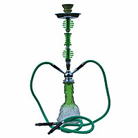 Кальян HOOKAH "Кристалл", 2 трубки 61 см.(Цвет синий,черный)