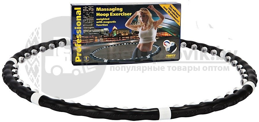 Магнитный массажный обруч-хулахуп Massaging Hoop Exerciser - фото 10 - id-p116897684