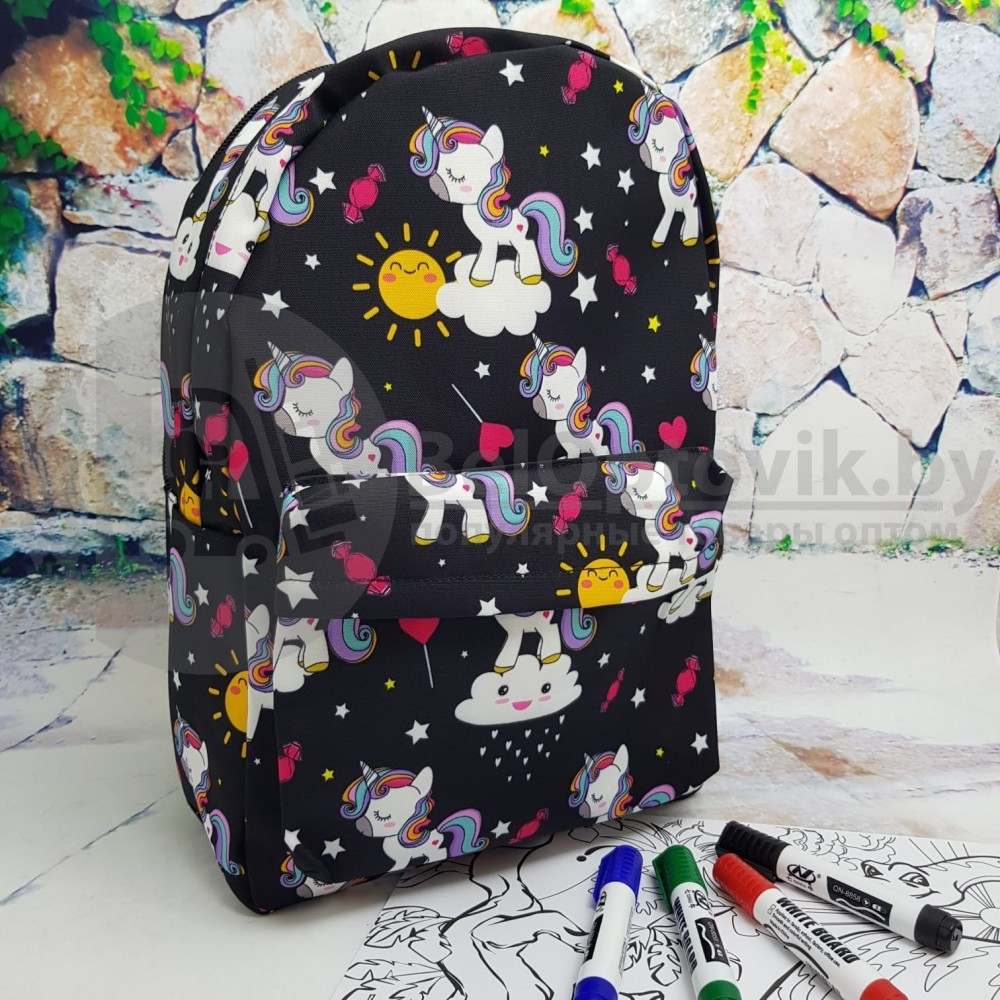 Рюкзак молодежный (школьный) с принтом. Ткань оксфорд Цветная кототерапия - фото 9 - id-p116897719