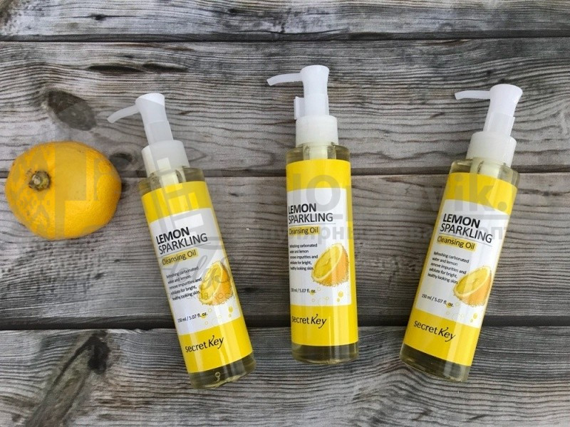 Гидрофильное масло для снятия макияжа с экстрактом лимона Secret Key Lemon Sparkling Cleansing Oil, 150 мл - фото 3 - id-p121977729