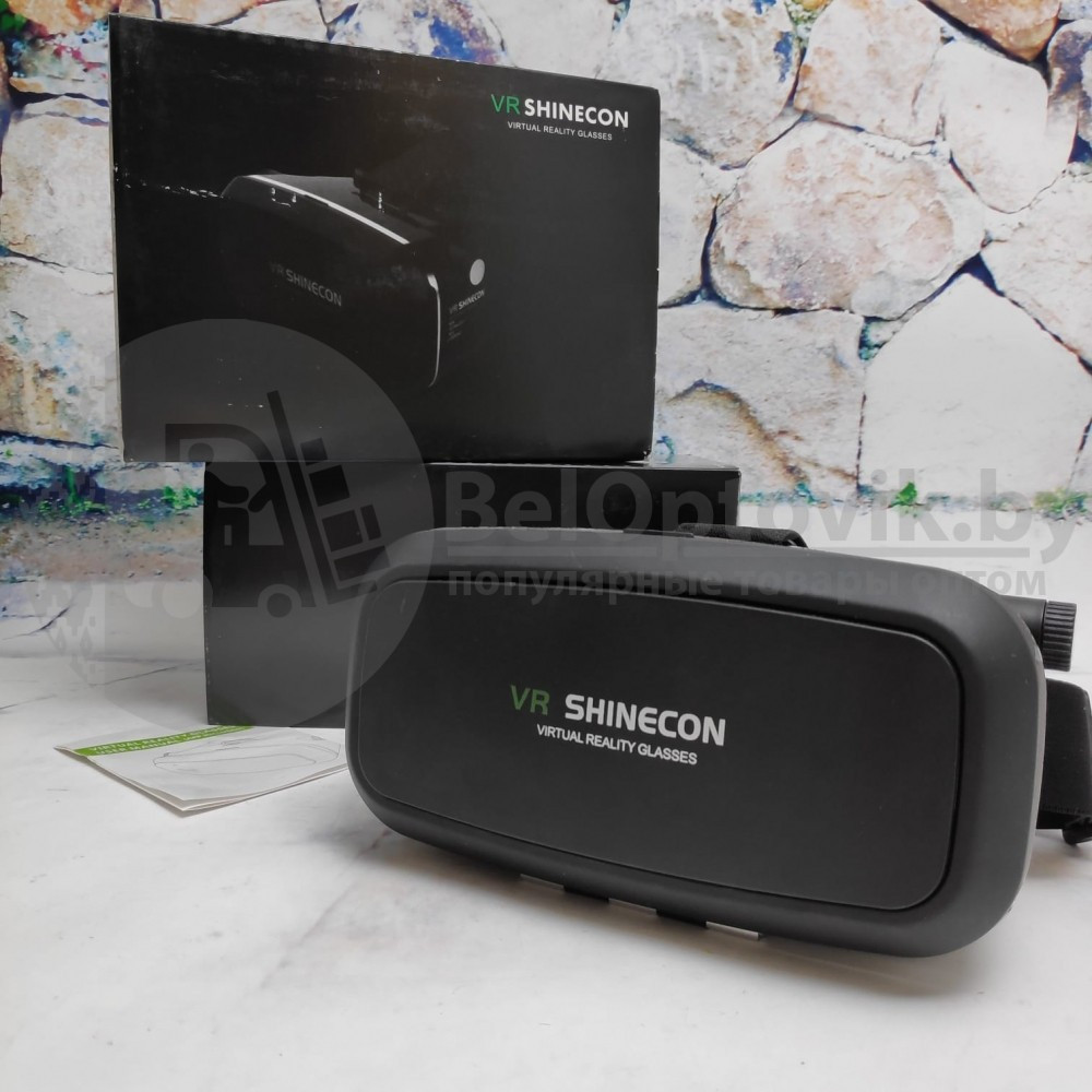 Очки (шлем) виртуальной реальности VR Shinecon 3D - фото 2 - id-p93847192