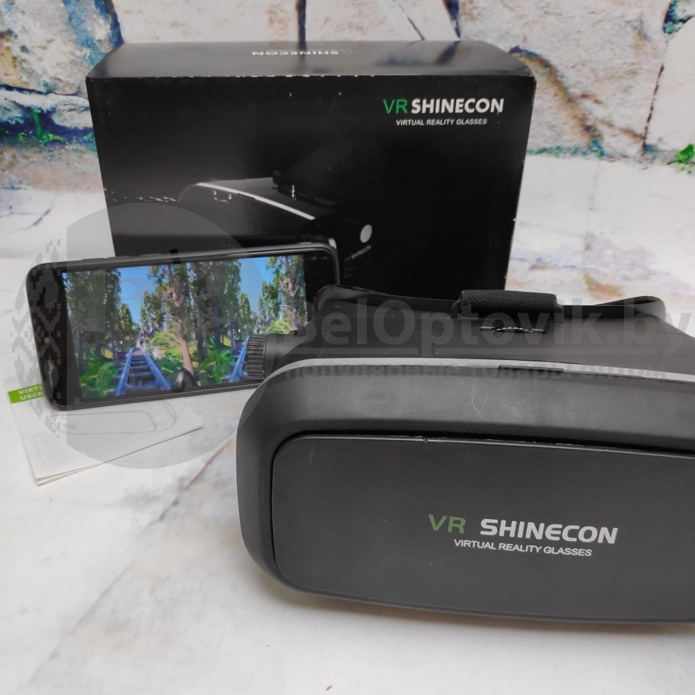 Очки (шлем) виртуальной реальности VR Shinecon 3D - фото 3 - id-p93847192