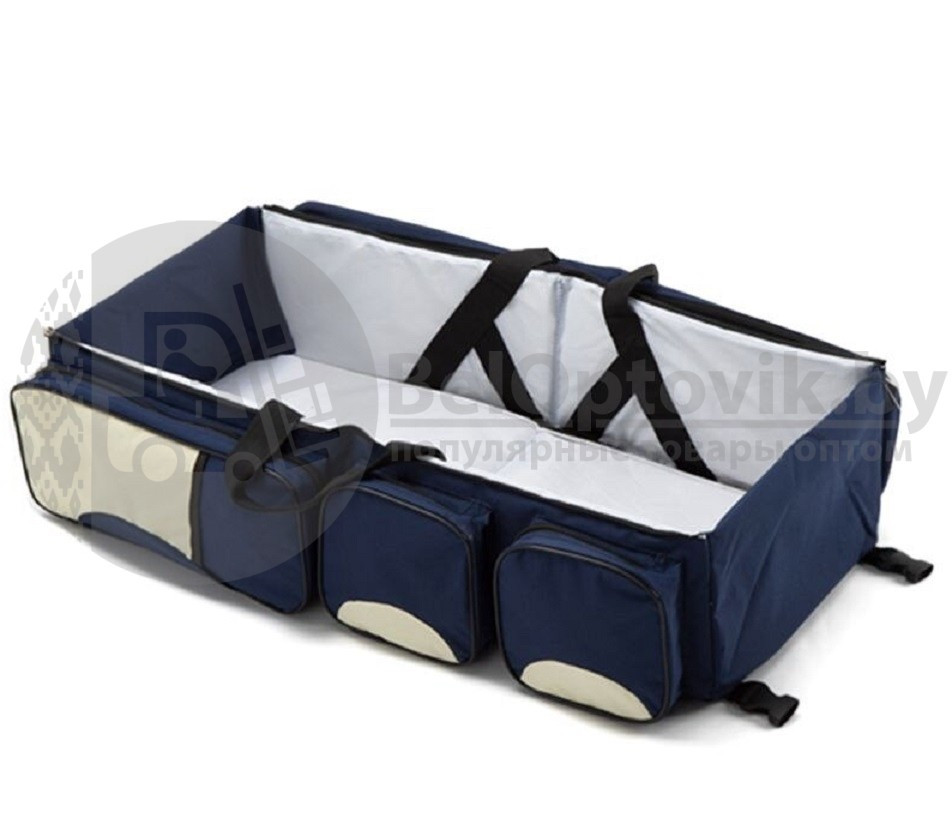 Детская сумка кровать Baby Travel Bed and Bag от 0 до 12 мес. (Складная дорожная люлька переноска) - фото 6 - id-p93845408
