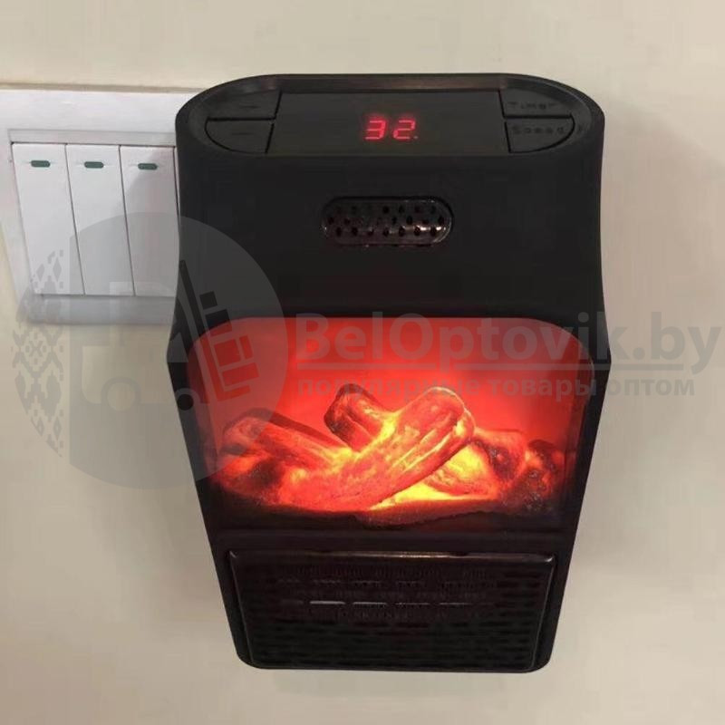 Мини обогреватель Камин Flame Heater (Handy Heater) с пультом управления, 1 000 Вт - фото 3 - id-p111554532