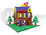 Магнитный конструктор Magformers Log House Set Бревенчатый дом (Original), 49 деталей, фото 8