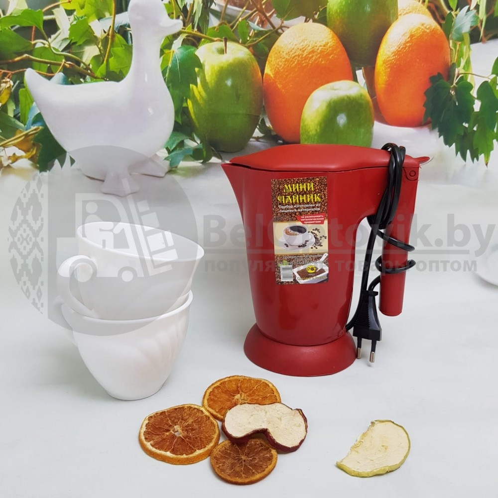 Электрический Мини-чайник, Малыш 0,5 литра Красный - фото 2 - id-p100726738
