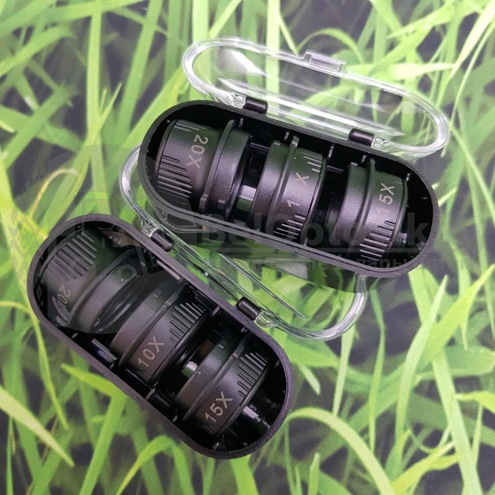 Лупа-очки налобная бинокулярная 10x15x20x25x с подсветкой (2 LED) Watch Repair Magnifier Upgraded Version - фото 3 - id-p99644621