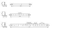 Подвесная система Албес "Norma" Т-24/25х1200 мм. Белый