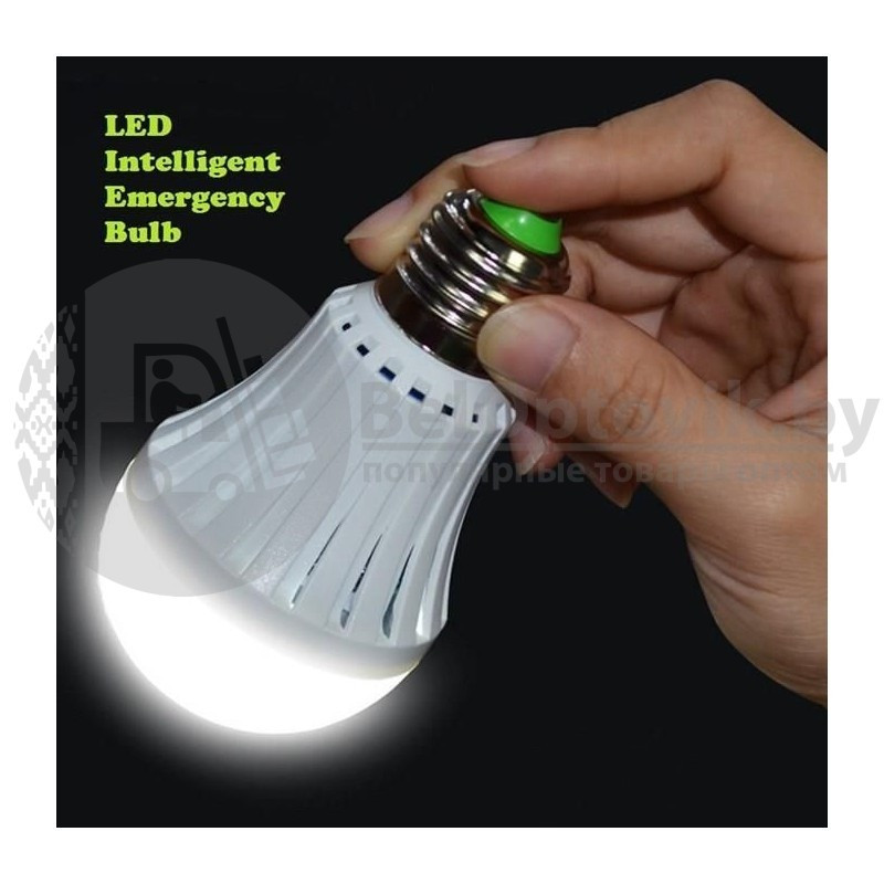 Лампочка-фонарик Умный свет 5 Вт Intelligent Emergency Light Led - фото 2 - id-p93849442
