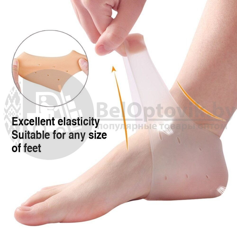 Силиконовые носочки для пяток Scholl Heel Anti-Crack Sets - фото 4 - id-p97916369