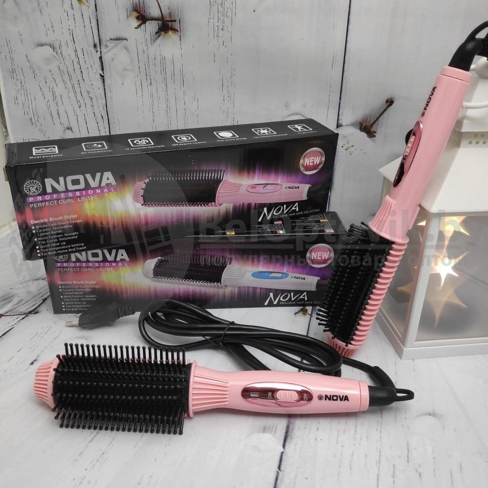 Расческа для выпрямления волос и создания волн Nova Professional Perfect Curl LS-189 - фото 3 - id-p93849381