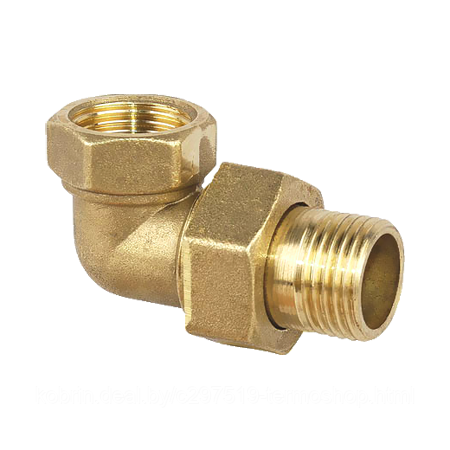 Американка латунная угловая 3/4''