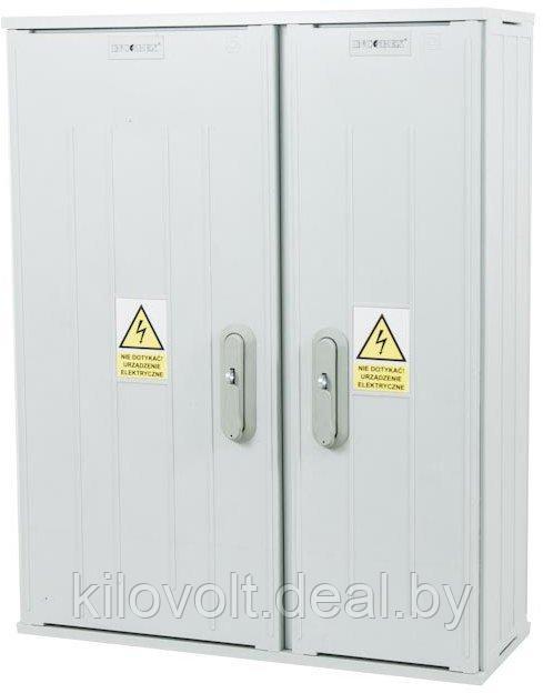 Шкаф полиэстеровый двухсекционный 660х820 Incobex SSTN 66X84/2L - фото 1 - id-p129500231