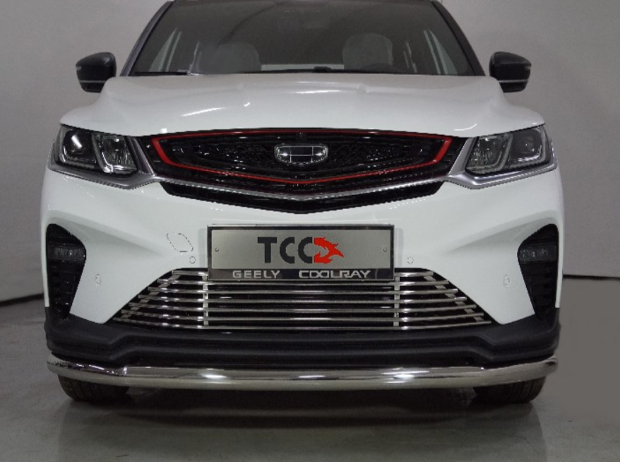 Тюнинг для GEELY Coolray 2020- \ Защита передняя нижняя 60,3 мм